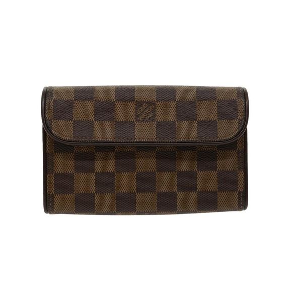 Pre Loved LOUIS VUITTON  Damier Ebene Pochette Florentine Waist Bag N51856 LV - Picture 13 of 15